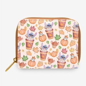 Loungefly Disney Stitch Pumpkin Spice Latte
Mini Zipper Wallet